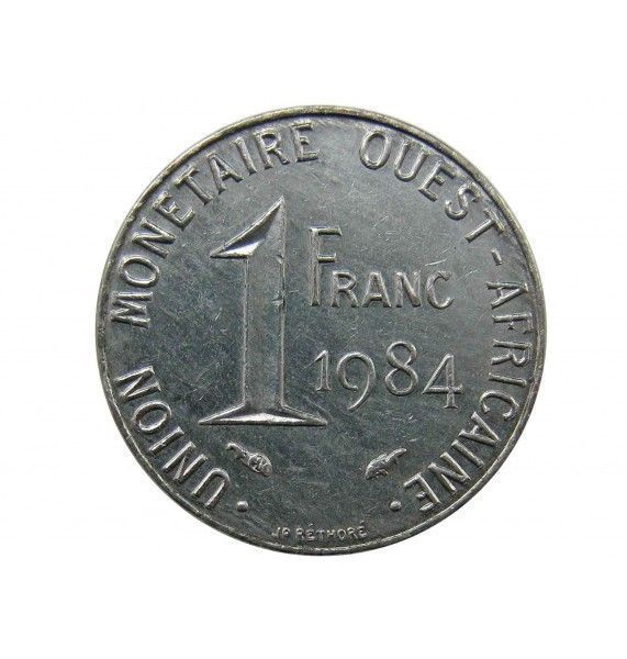 Западно-Африканские штаты 1 франк 1984 г.