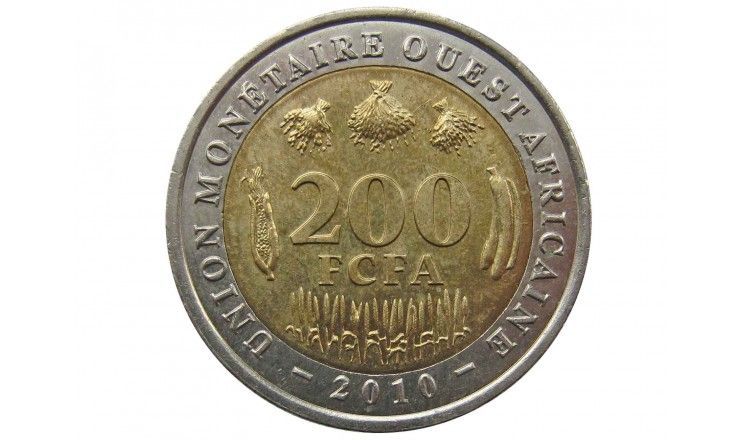 Западно-Африканские штаты 200 франков 2010 г.