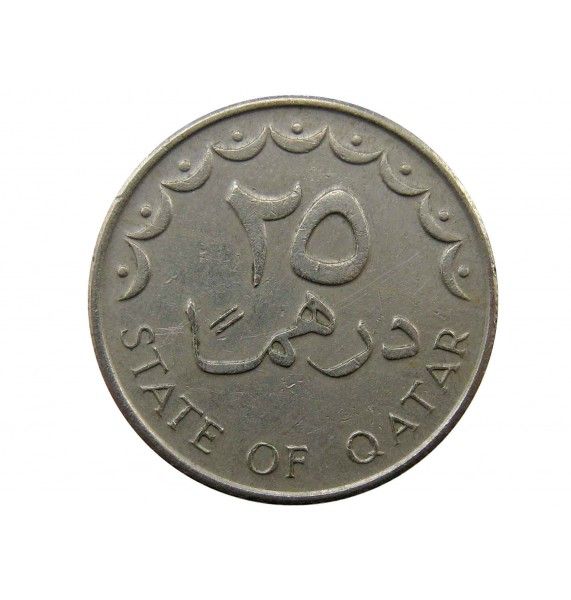 Катар 25 дирхам 1973 г.
