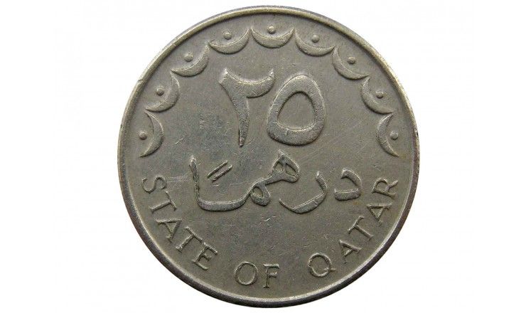 Катар 25 дирхам 1973 г.
