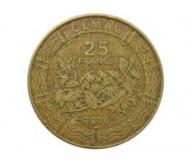 Центрально-Африканские штаты 25 франков 2006 г.