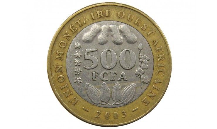 Западно-Африканские штаты 500 франков 2003 г.