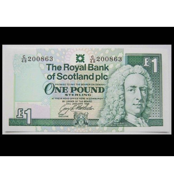 Шотландия 1 фунт 1996 г.