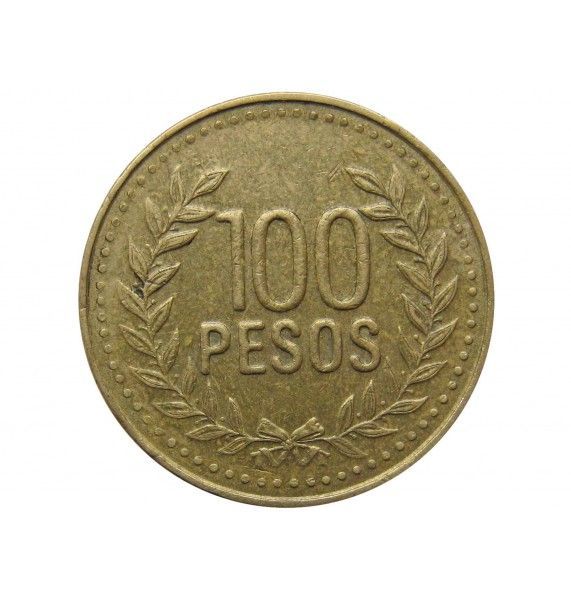 Колумбия 100 песо 2012 г.