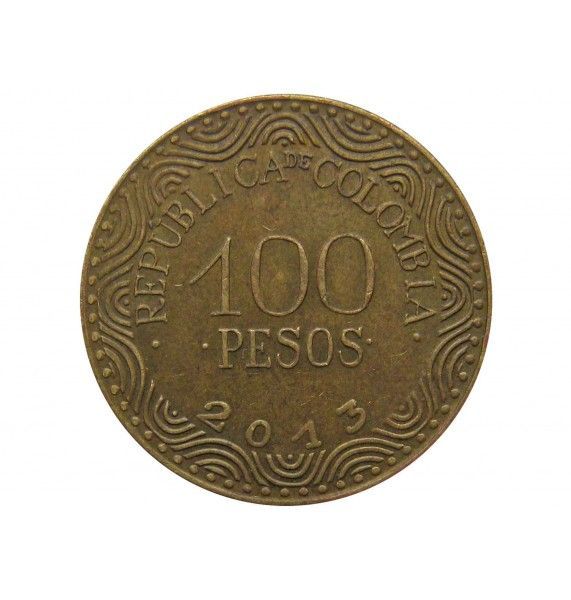 Колумбия 100 песо 2013 г.