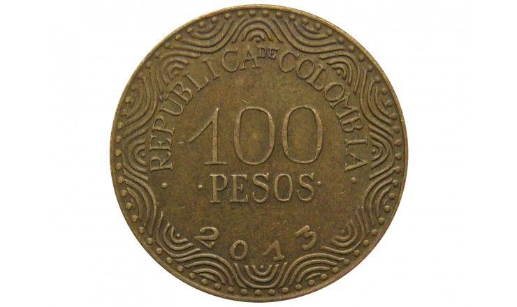 Колумбия 100 песо 2013 г.