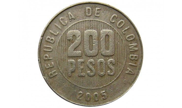 Колумбия 200 песо 2005 г.