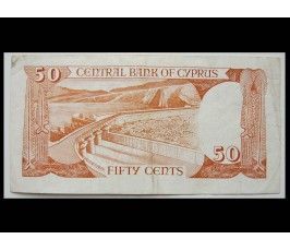 Кипр 50 центов 1989 г.