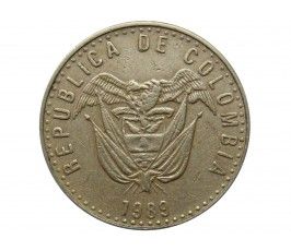Колумбия 50 песо 1989 г.
