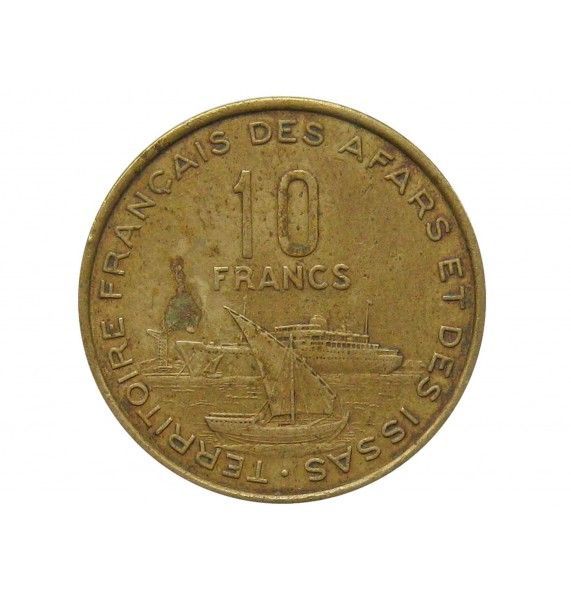 Французская Территория Афаров и Исса 10 франков 1975 г.