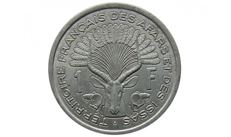 Французская Территория Афаров и Исса 1 франк 1975 г.