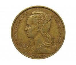 Французская Территория Афаров и Исса 20 франков 1968 г.