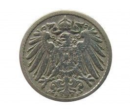 Германия 5 пфеннигов 1891 г. F