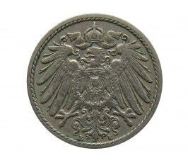 Германия 5 пфеннигов 1898 г. E
