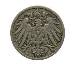 Германия 5 пфеннигов 1898 г. F
