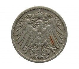 Германия 5 пфеннигов 1901 г. G