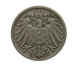 Германия 5 пфеннигов 1902 г. G
