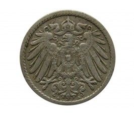 Германия 5 пфеннигов 1904 г. A