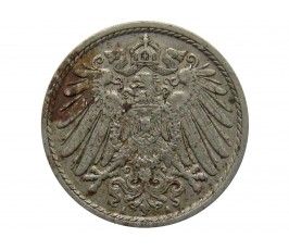 Германия 5 пфеннигов 1909 г. A