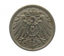 Германия 5 пфеннигов 1910 г. A