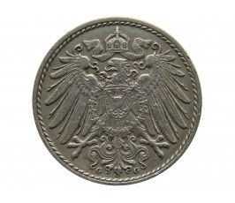 Германия 5 пфеннигов 1914 г. G