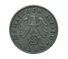 Германия 5 пфеннигов 1940 г. F