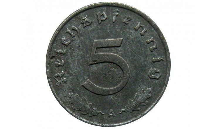 Германия 5 пфеннигов 1943 г. A