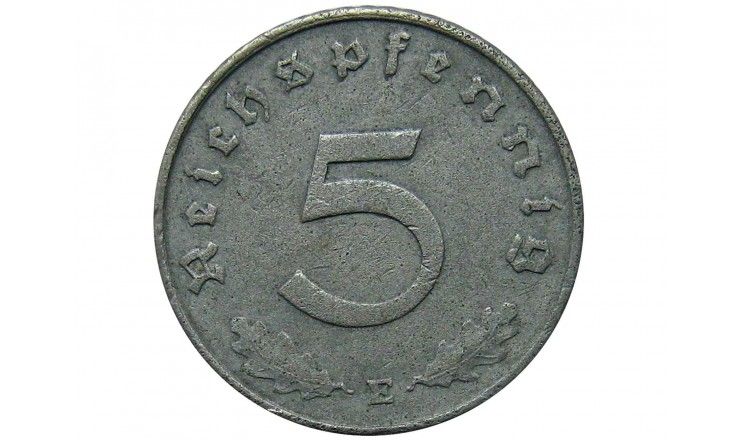 Германия 5 пфеннигов 1944 г. E
