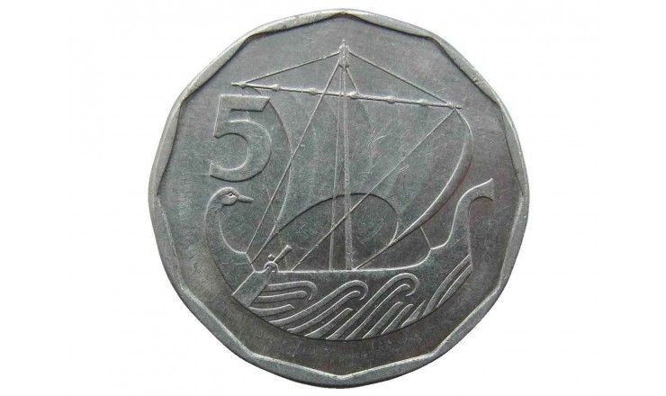 Кипр 5 милс 1981 г.