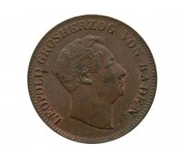 Баден 1 крейцер 1847 г.