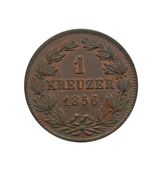 Баден 1 крейцер 1856 г.
