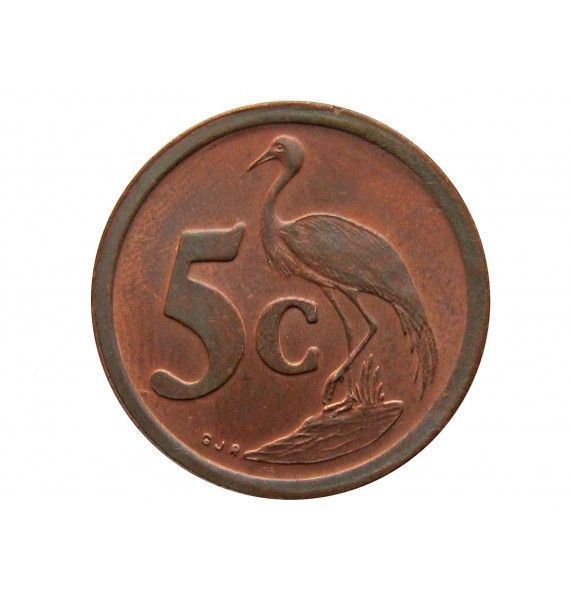 Южная Африка 5 центов 1990 г.