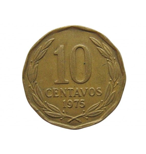 Чили 10 сентаво 1975 г.