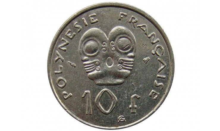 Французская Полинезия 10 франков 2000 г.