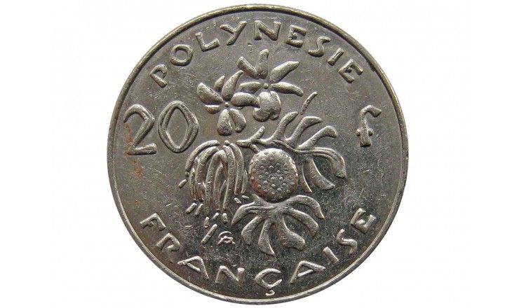 Французская Полинезия 20 франков 2004 г.
