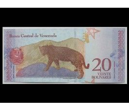 Венесуэла 20 боливар 2018 г.