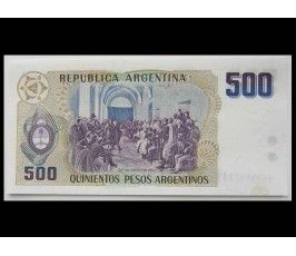 Аргентина 500 песо 1984 г.