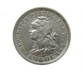 Ангола 20 сентаво (4 макута) 1928 г.