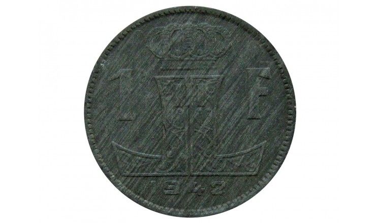 Бельгия 1 франк 1942 г. (Belgique-Belgie)