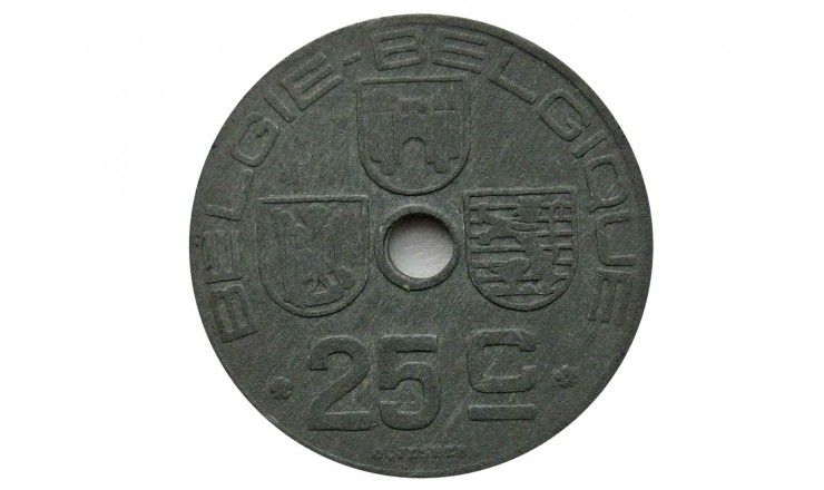Бельгия 25 сантимов 1942 г. (Belgie-Belgique)