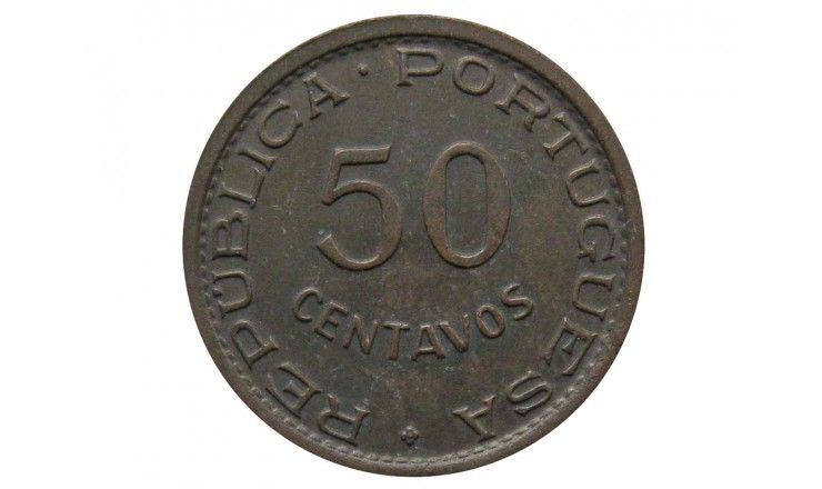Португальская Гвинея 50 сентаво 1952 г.