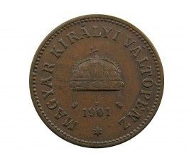 Венгрия 2 филлера 1901 г.