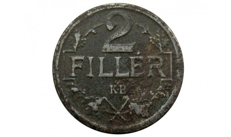 Венгрия 2 филлера 1916 г.