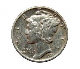 США дайм (10 центов) 1937 г.