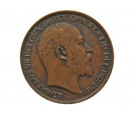 Великобритания 1 фартинг 1907 г.