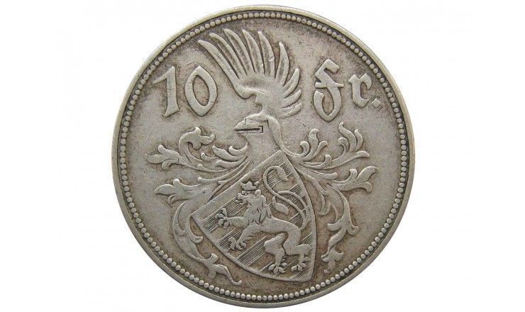 Люксембург 10 франков 1929 г.