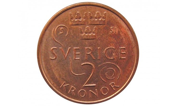 Швеция 2 кроны 2016 г.