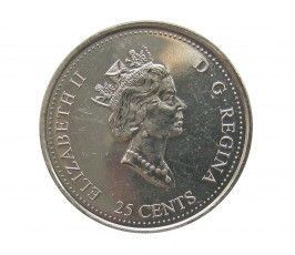 Канада 25 центов 1999 г. (Март)