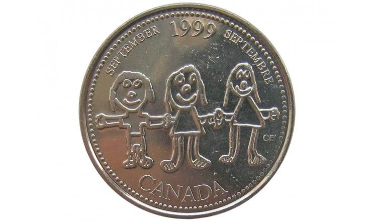 Канада 25 центов 1999 г. (Сентябрь)