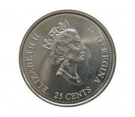 Канада 25 центов 2000 г. (Гармония)